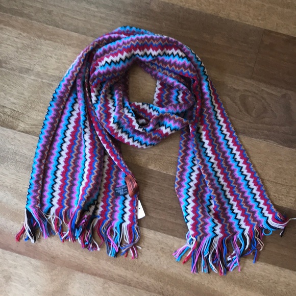missoni knit scarf